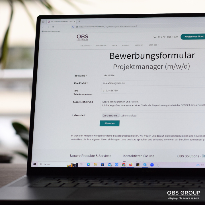 Bewerbung Bewerbung